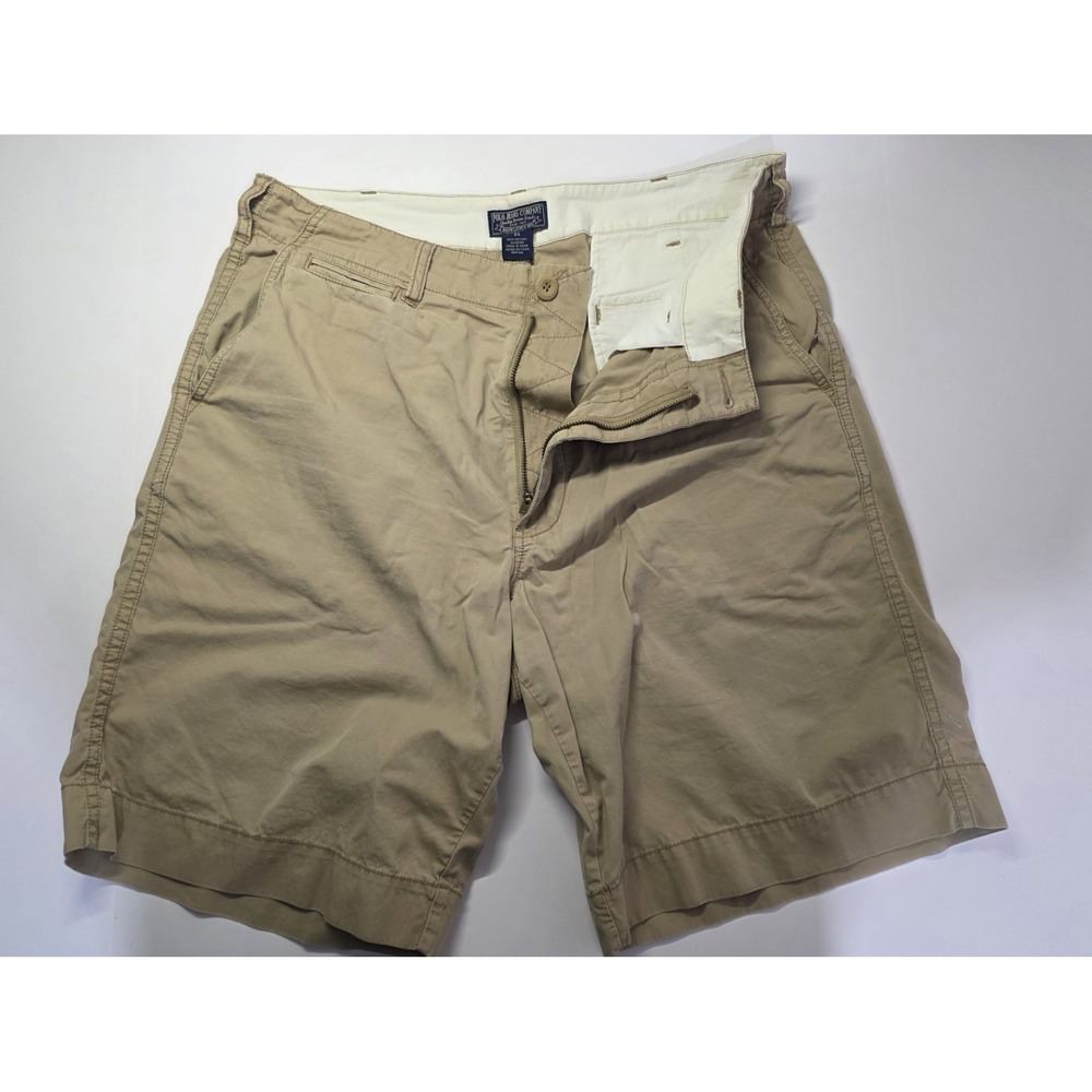 Vintage Polo‎ Jeans Company Ralph Lauren Mens Size 34 Beige Chino Shorts